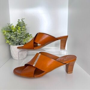 Brighton Women’s Tiegs Brown Leather Healed Sandals Shoes Size 6.5